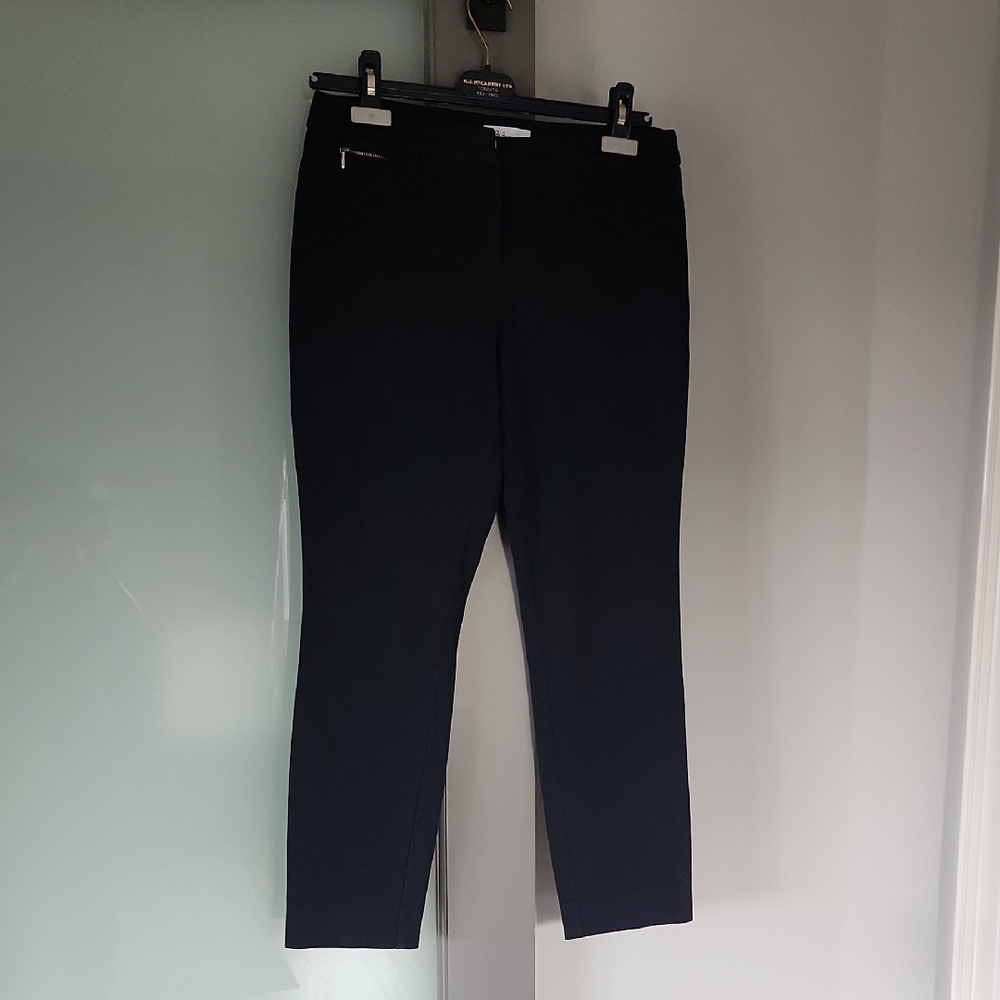 Reitmans Women's Size 8 Petites Navy Crop Pants
